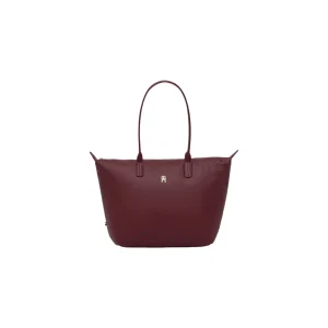 Calvin Klein Jeans Borsa Donna Bordeaux a Mano - Borsa Cerniera Tasca 32x30x19cm
